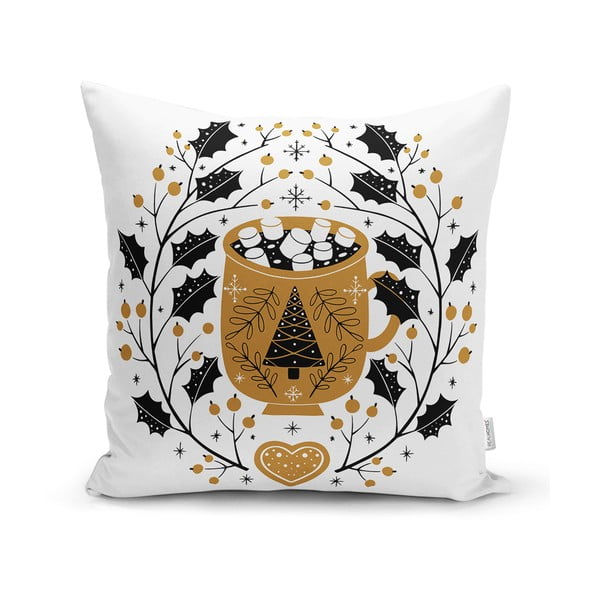 Prevleka za blazino z božičnim motivom 43x43 cm Golden Illustration – Mila Home