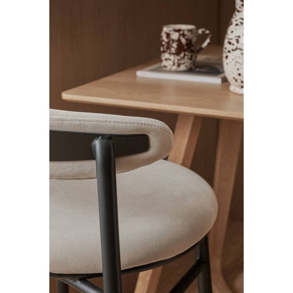 Bež kovinski barski stol (višina sedeža 66 cm) Doggi – Ellos Home-image-2