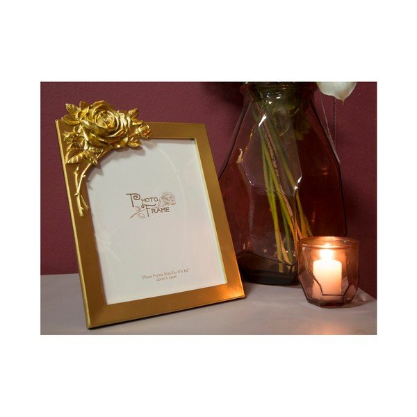 Rumeni okvir za fotografije v okvirju iz smole Mauro Ferretti Glam Rose, 20 x 25 cm-image-2