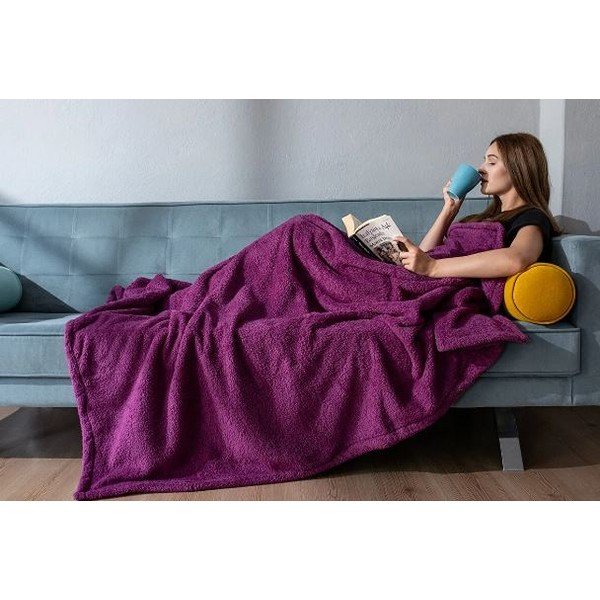 Odeja iz mikropliša 140x190 cm – Mila Home-image-2