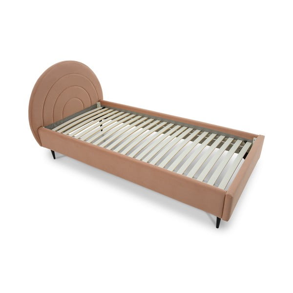 Rožnata otroška postelja 120x200 cm Rainbow – Scandic-image-1