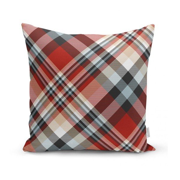 Rdeča dekorativna prevleka za vzglavnik Minimalist Cushion Covers Flanel, 35 x 55 cm