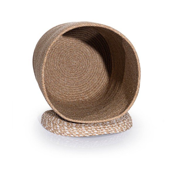 Bež tekstilna škatla za shranjevanje s pokrovom 36x45x50 cm – Mioli Decor-image-2