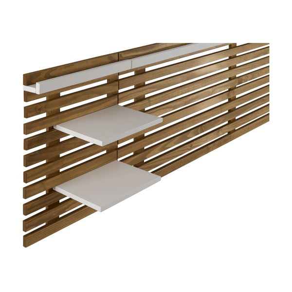 Belo/naravno vzglavje iz masivnega bora 240x62 cm Nidra – Marckeric-image-4