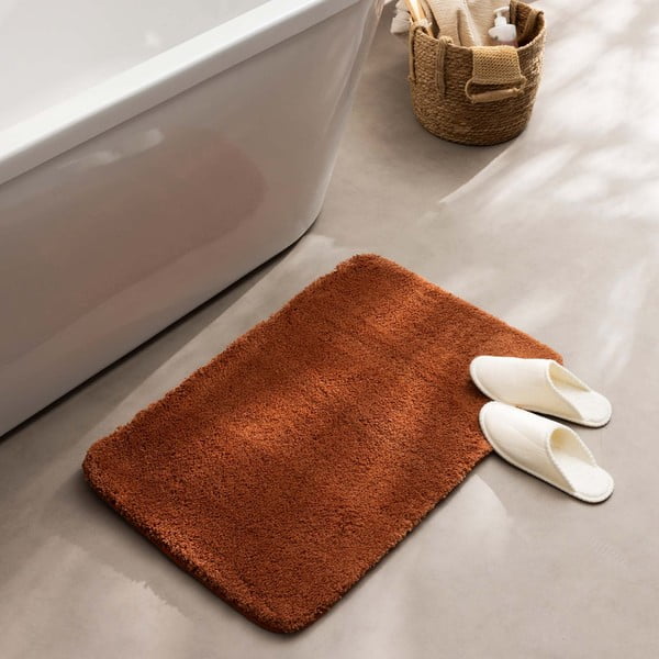 Kopalniška preproga v barvi terakote 50x80 cm Mael – douceur d'intérieur-image-1