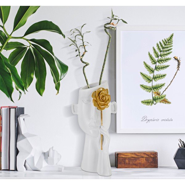 Bela vaza iz poliresina 27 cm Fiore – Mauro Ferretti-image-1