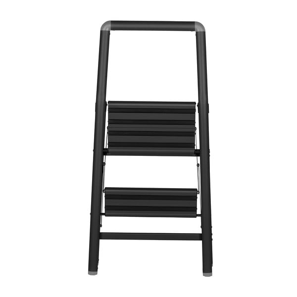 Kompaktna črna lestev Wenko, višina 91,5 cm-image-2