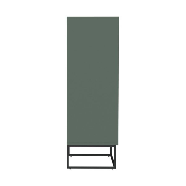 Sivo-zelena visoka komoda 60x127 cm Lipp - Tenzo-image-3