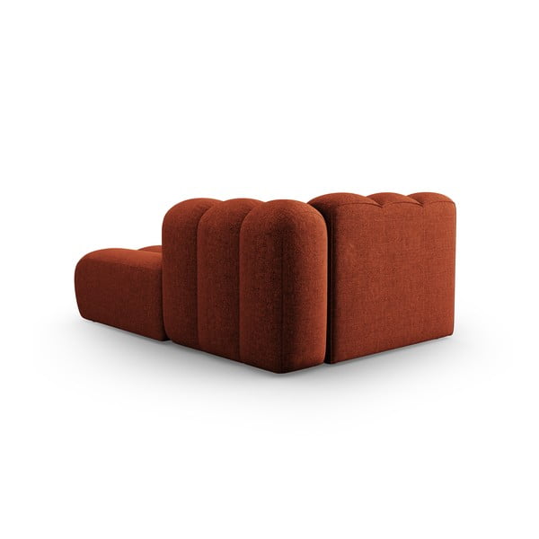 Opečnato oranžen ležalnik (desni kot) Lupine – Micadoni Home-image-3