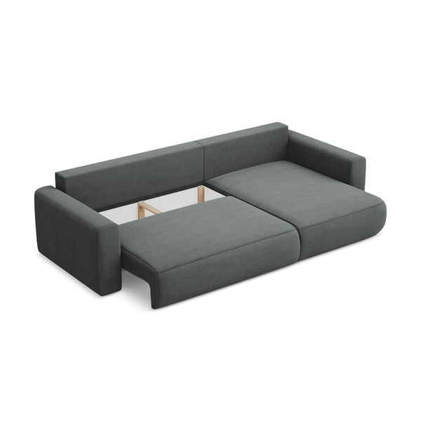Temno siva raztegljiva/s prostorom za shranjevanje kotna sedežna garnitura (desni kot/z ležalnikom) Kapua – Makamii-image-3