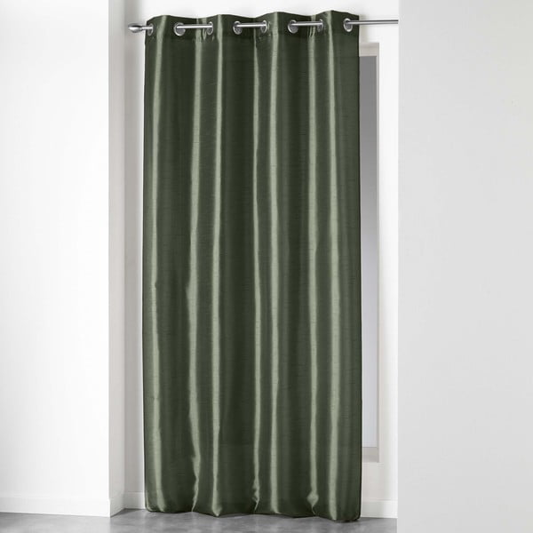 Kaki zelena satenasta zavesa 140x240 cm Shana – douceur d'intérieur