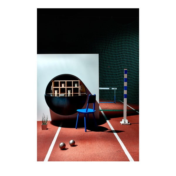 Črno-rjav nastavljiv stenski regal EMKO Pill-image-1