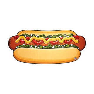 Odeja za na plažo z motivom hot doga Big Mouth Inc., 215,9 x 95,5 cm