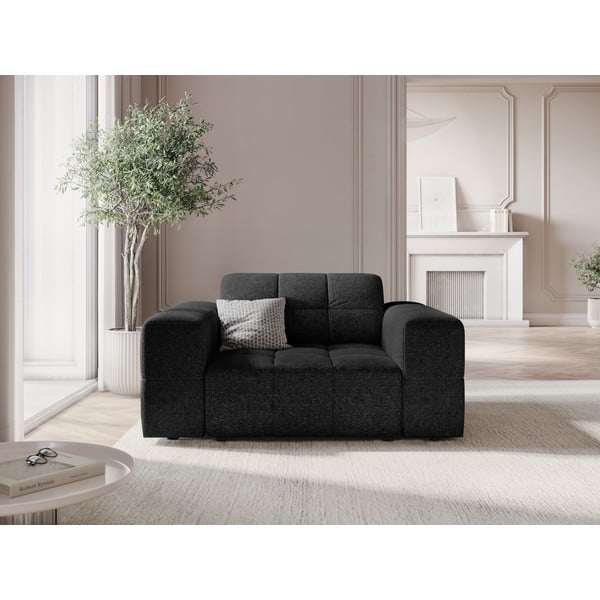 Antracitno siv fotelj Chicago – Cosmopolitan Design-image-1