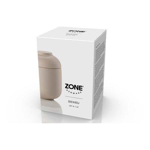 Bež lončen kopalniški organizator za vatke ali vatirane palčke Sensu – Zone-image-4