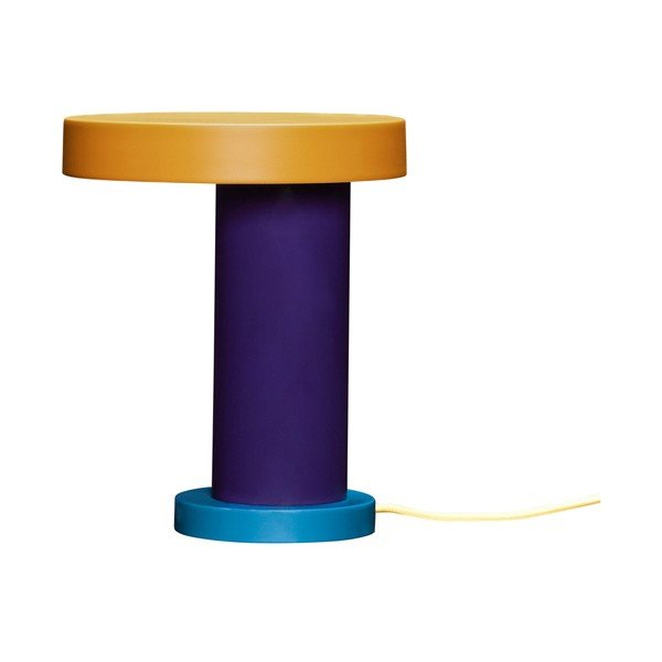 Vijolična LED zatemnitvena namizna svetilka (višina 25 cm) Magic – Hübsch