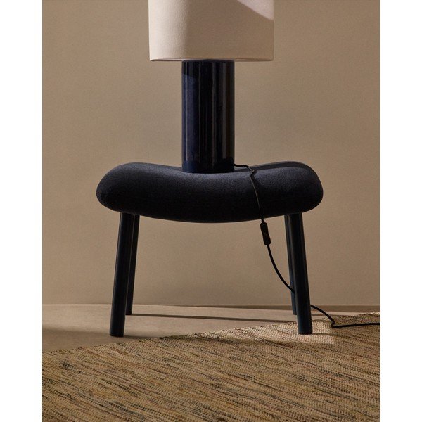 Temno moder tabure Inari – Kave Home-image-3