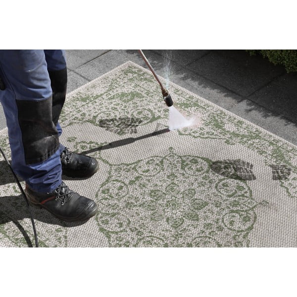 Zeleno-bež zunanja preproga Ragami Oslo, 80 x 150 cm-image-4