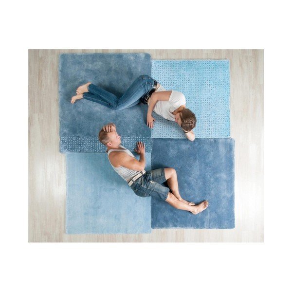 Modra preproga EMKO Over Square, 250 x 260 cm-image-2