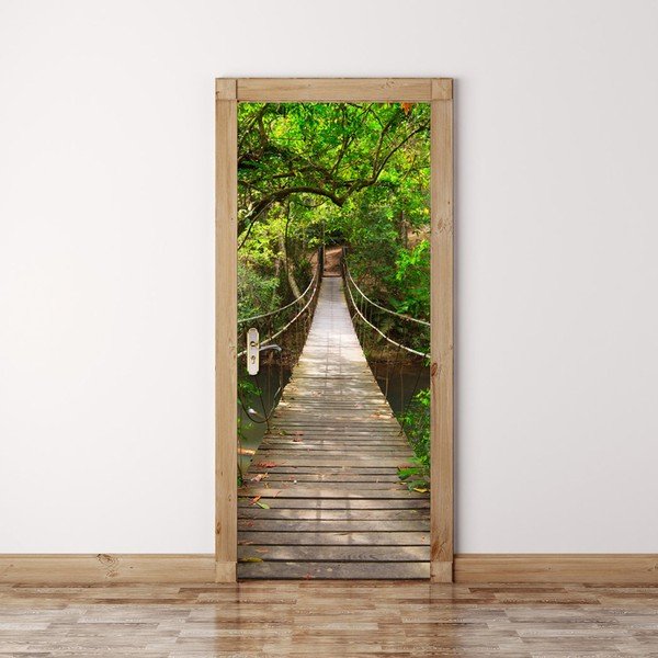 Samolepilna nalepka za vrata Ambiance Suspension Bridge, 83 x 204 cm-image-1