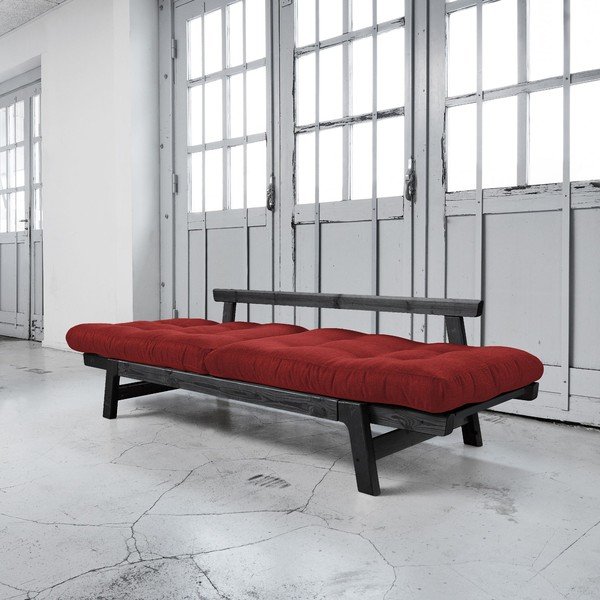 Kavč postelja Karup Step Black/Passion Red-image-3
