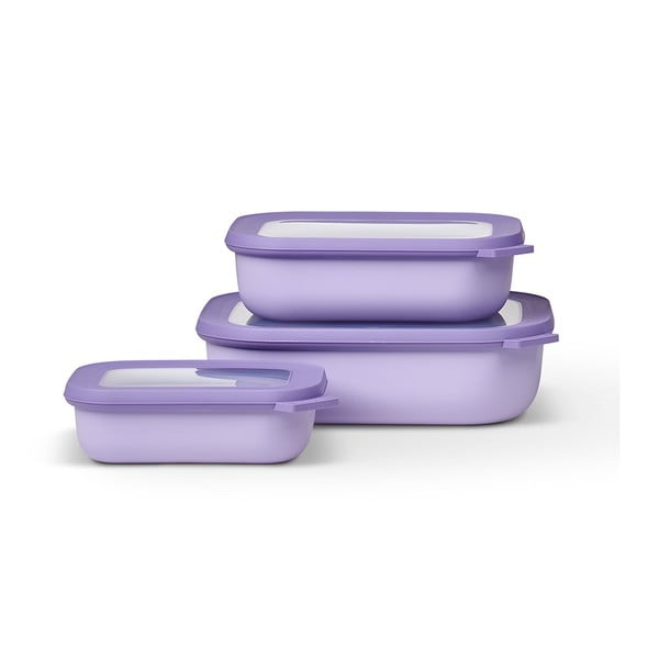 Posode za malico v kompletu 3 ks Vivid lilac – Mepal