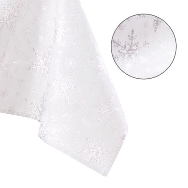 Namizni prt z božičnim motivom 140x240 cm White Christmas – Restilo-image-2