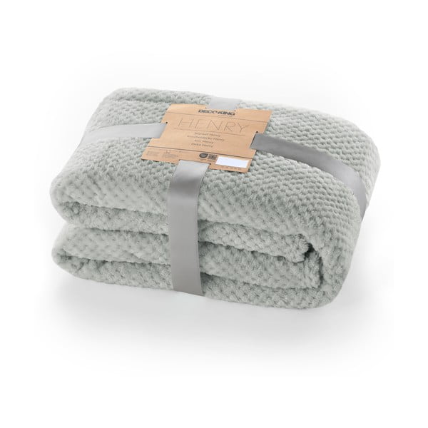 Sivo posteljno pregrinjalo iz mikrovlaken DecoKing Henry, 240 x 220 cm-image-3