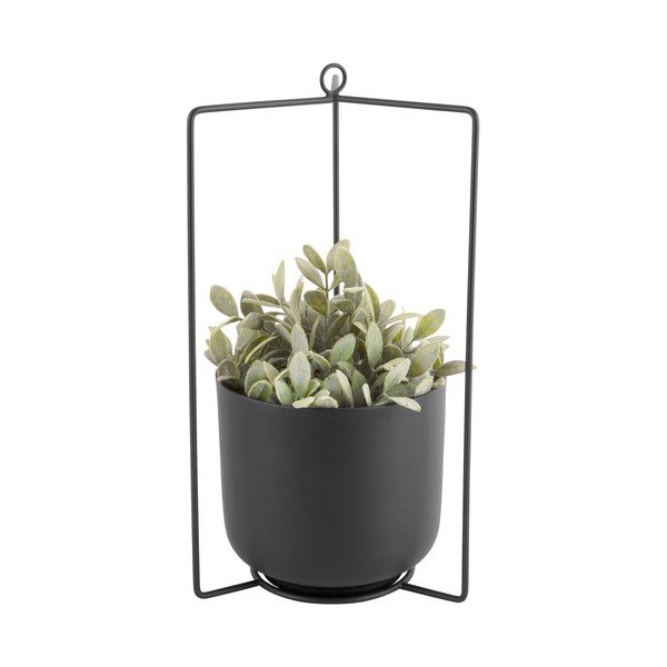 Črn kovinski viseči lonec PT LIVING Spatial, višina 36 cm-image-2