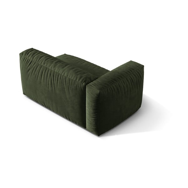 Zelen žameten modul za sedežno garnituro (levi kot) Martina – Micadoni -image-2