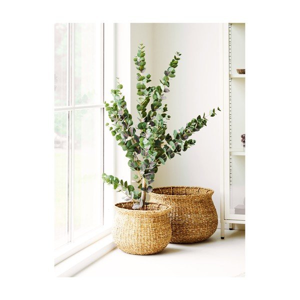Cvetlični lonci v kompletu 2 ks iz morske trave ø 46 cm Eden – House Nordic-image-2