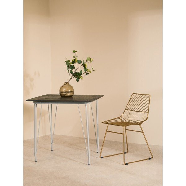 Jedilna miza iz masivnega bresta ø 80 cm District – Premier Housewares-image-1