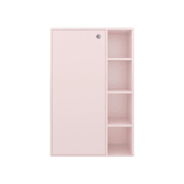 Rožnata visoka/stenska kopalniška omarica 66x100 cm Color Bath – Tom Tailor
