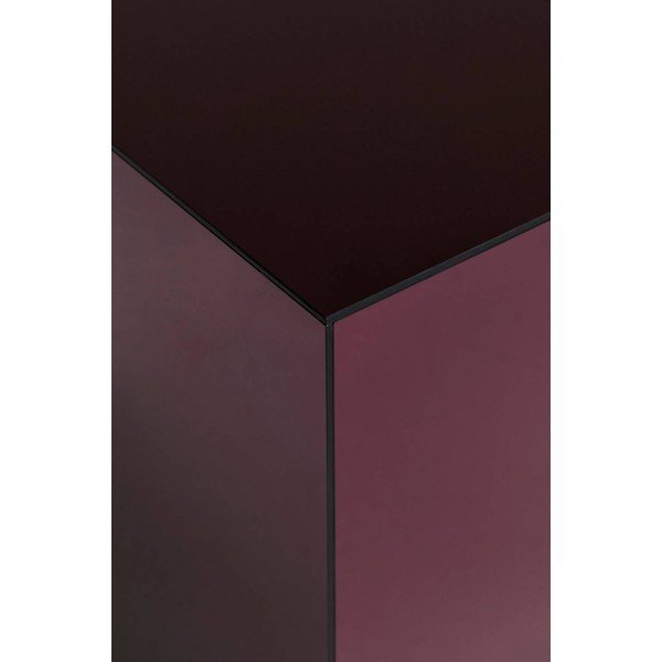 Steklena stranska mizica 45,5x45,5 cm Cube – Ellos Home-image-2