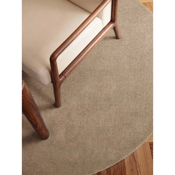 Bež ročno tkana volnena okrogla preproga ø 160 cm Greenwich – Ted Baker-image-1