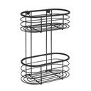 Črna tuš polica Wenko Trestina, 26 x 35 cm