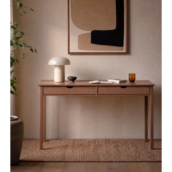 Delovna miza iz borovega lesa Støraa Gava, dolžina 140 cm-image-3