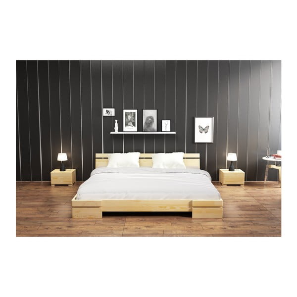 Dvoposteljna postelja iz borovega lesa SKANDICA Sparta, 160 x 200 cm-image-4