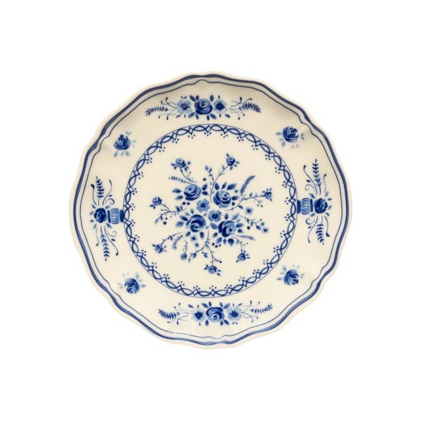 Moder/bež desertni krožnik iz kamenine ø 17 cm Vila – Costa Nova