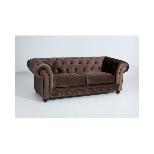 Temno rjav kavč Max Winzer Orleans Velvet, 216 cm-image-3