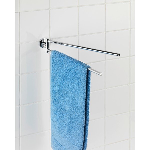 Stenski obešalnik za brisače z 2 rokama Wenko Cuba-image-1