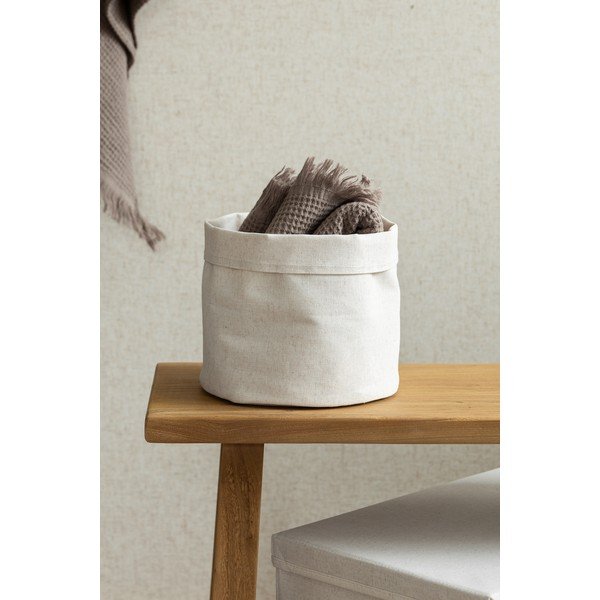 Tekstilna košara ø 20x20 cm Soft Storage Round – Bigso-image-3