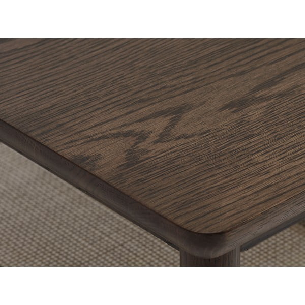 Rjava mizica z mizno ploščo v hrastovem dekorju 60x120 cm Barrali – Unique Furniture-image-2