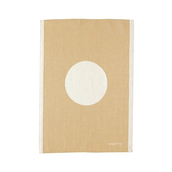 Kuhinjska krpa iz mešanice lana 46x66 cm Vera Ochre – Pappelina