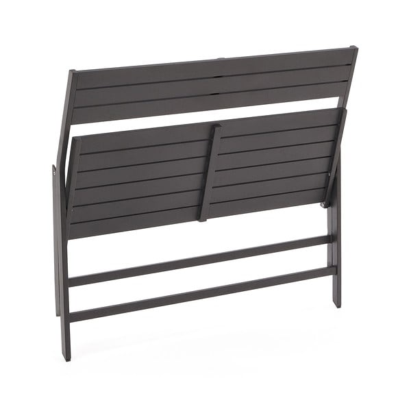 Črna kovinska vrtna klop Torreta – Kave Home-image-4