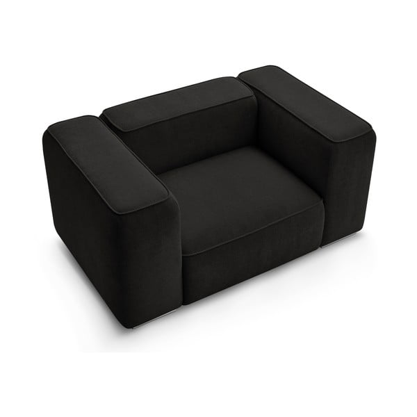 Črn fotelj Zephyr – Bobochic Paris-image-4