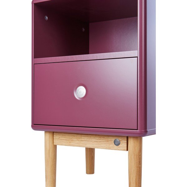 Temno vijolična nočna omarica Color Box – Tom Tailor-image-1