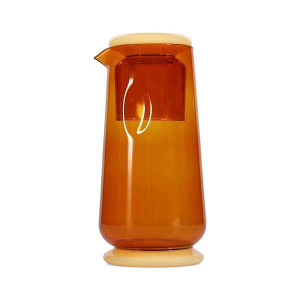 Jantaren steklen komplet vrča in kozarca 1,4 l Marlo – ONA-image-3