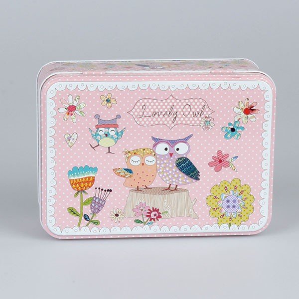 pločevinasta škatla Sweet Pastel, roza