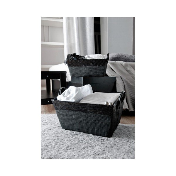 Črna košara za shranjevanje Compactor Meli-image-1